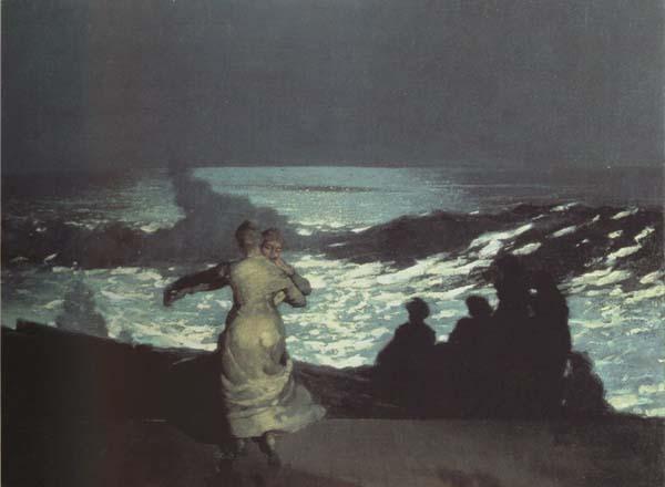Winslow Homer A Summer Night (mk43) France oil painting art